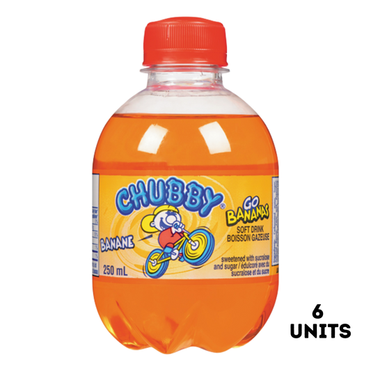 Chubby Soda Go Bananas 6x250ml