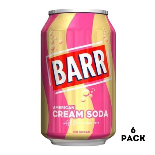 British Barr Cream Soda 6x330ml