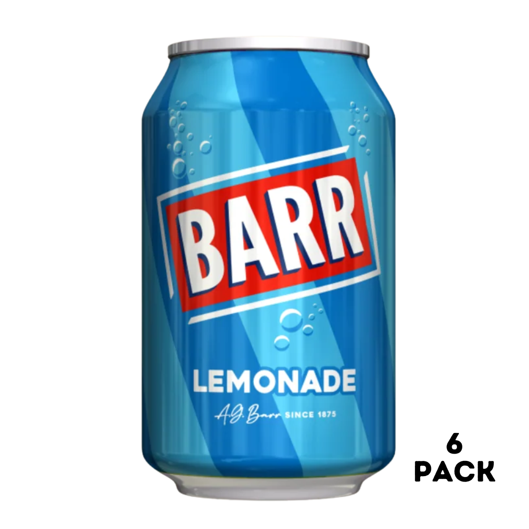 British Barr Lemonade Soda 6x330ml