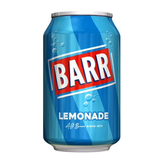 British Barr Lemonade Soda 330ml Can