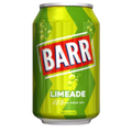 British Barr Limeade Soda 330ml Can BB 06/31/2026