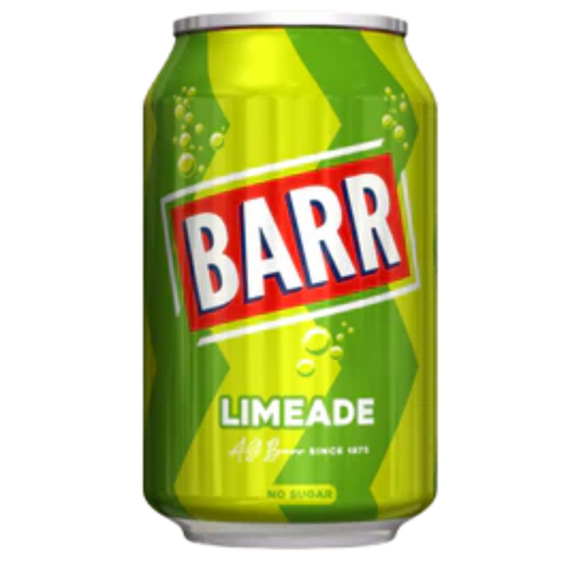 British Barr Limeade Soda 330ml Can