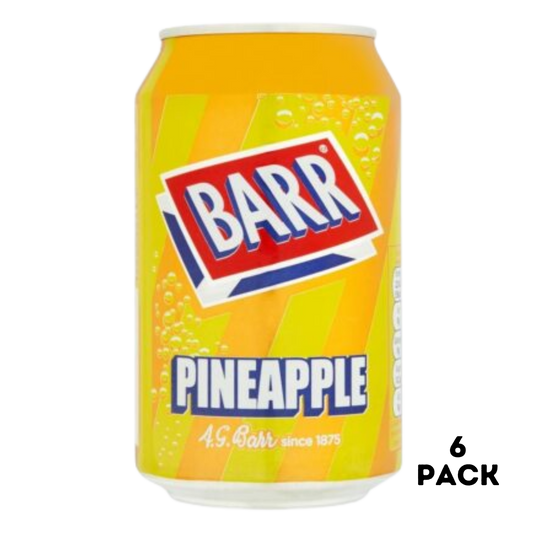 British Barr Pineapple Soda 6x330ml