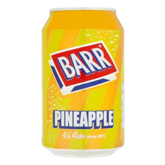 British Barr Pineapple Soda 330ml Can