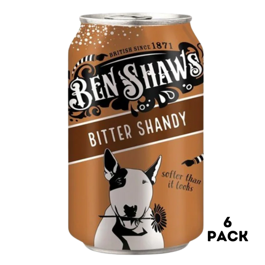 British Ben Shaws Bitter Shandy Soda 6x330ml