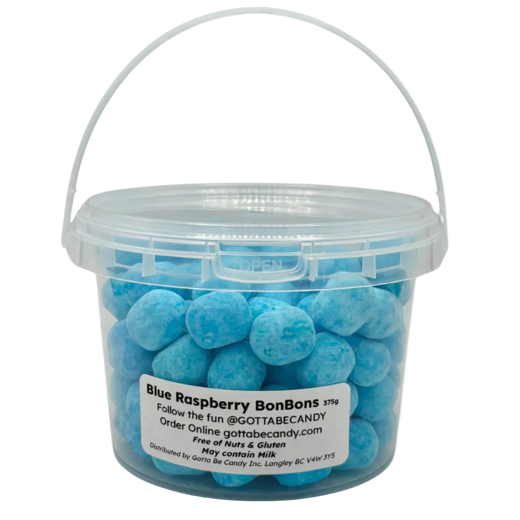 British Blue Raspberry BonBons Bucket 375g