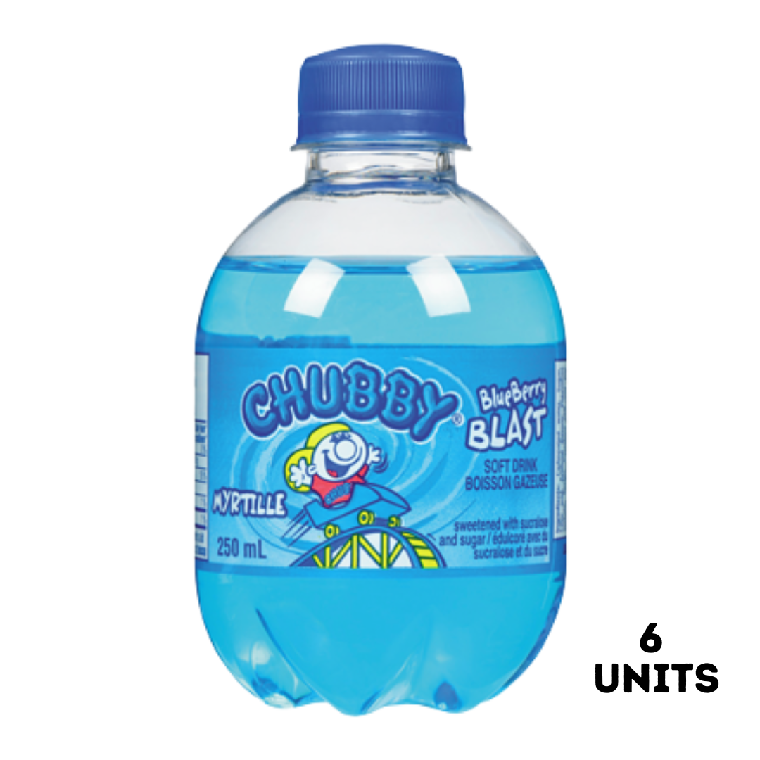 Chubby Soda Blueberry Blast 6x250ml