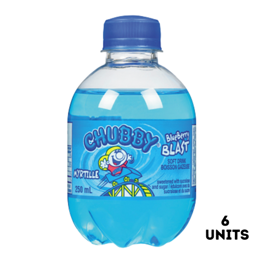 Chubby Soda Blueberry Blast 6x250ml