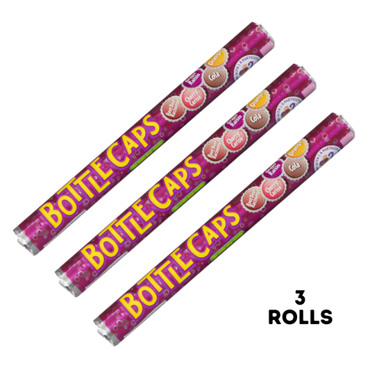 Wonka Bottle Caps Candy Roll 3x50g