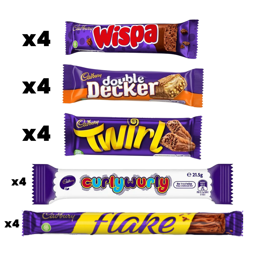 British Cadbury Chocolate Classics Value Bundle