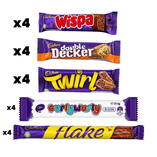 British Cadbury Chocolate Classics Value Bundle