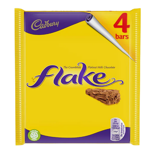 British Cadbury Flake Bar 4pk 80g