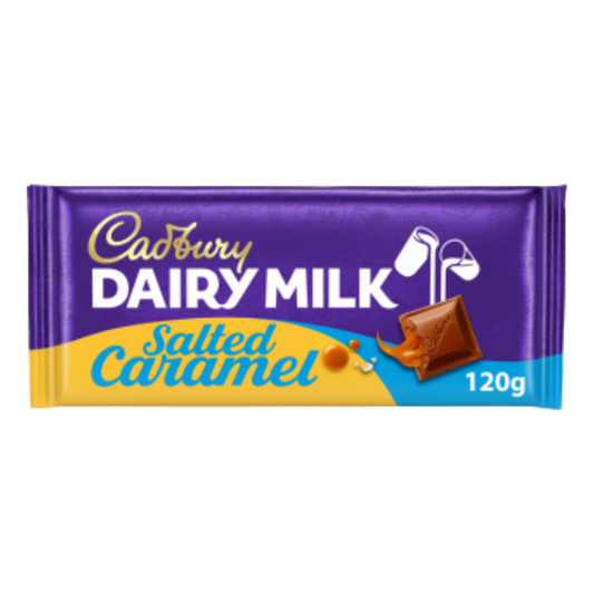 British Cadbury Dairy Milk Salted Caramel 120g