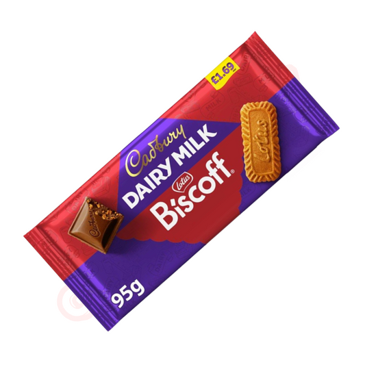 British Cadbury Dairy Milk Biscoff (95g)