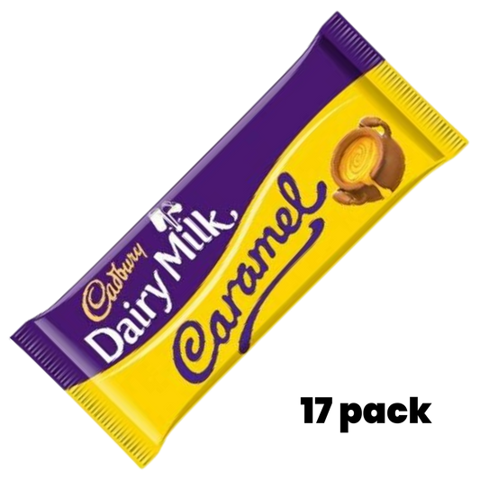 British Cadbury Dairy Milk Caramel 17x180g Bulk