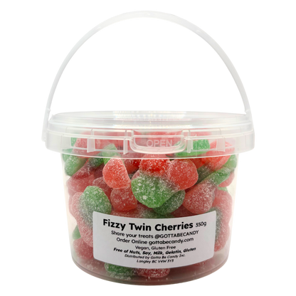 Twin Cherries Gummy Bucket 350g