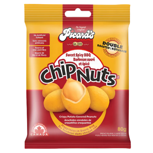 Picard's Chip Nuts Sweet & Spicy BBQ 80g Canadian