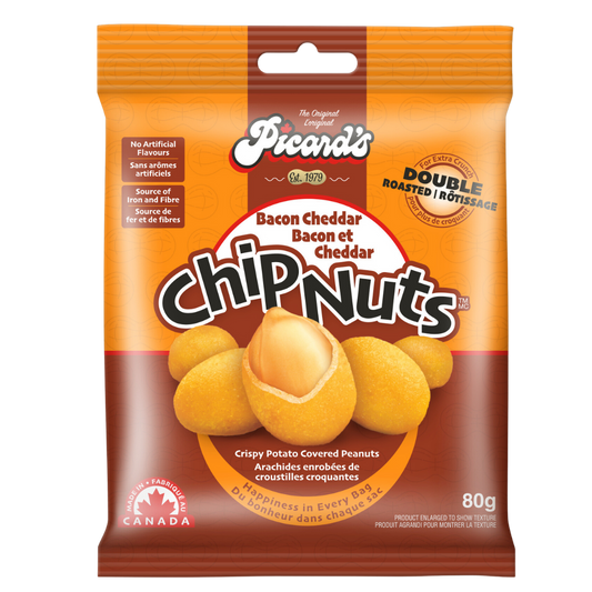 Picard's Chip Nuts Bacon Cheddar 80g Canadian