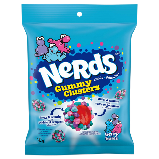 Nerds Gummy Clusters Very Berry 142g