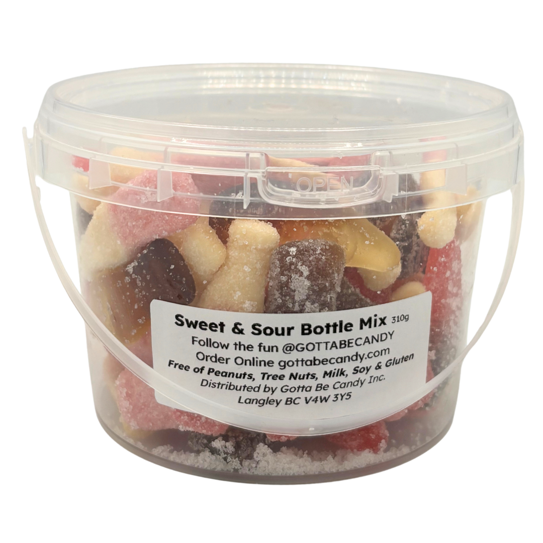 Sweet & Sour Gummy Bottle Bucket 310g
