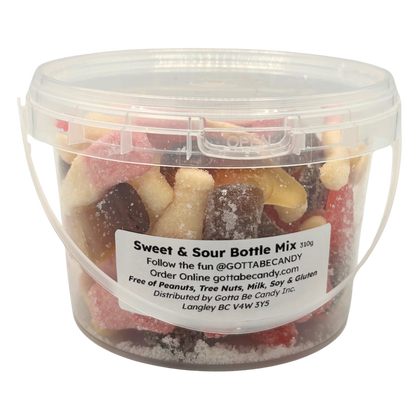 Sweet & Sour Gummy Bottle Bucket 310g