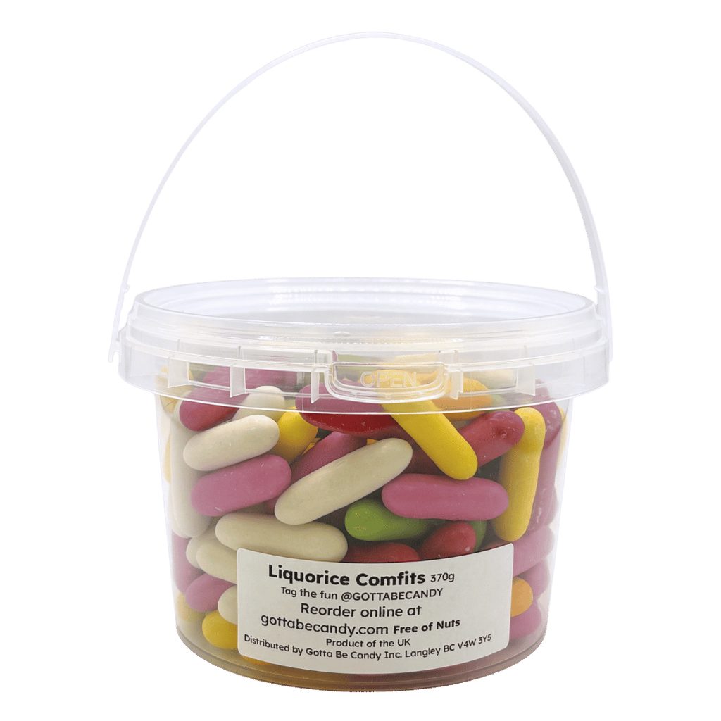 Liquorice Comfits Bucket 370g