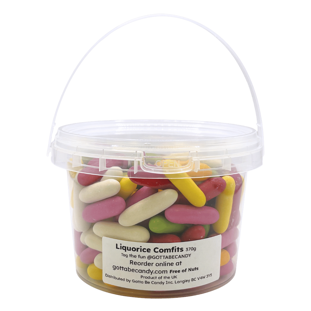 Liquorice Comfits Bucket 370g