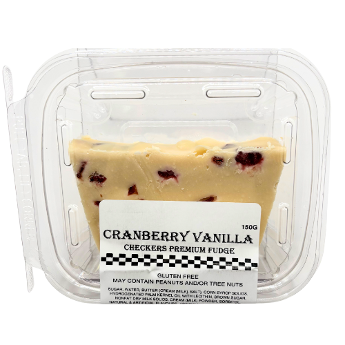 Cranberry Vanilla Fudge 150g