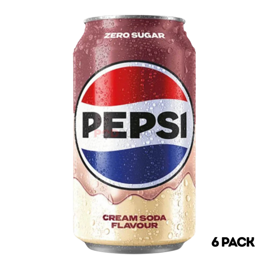 Pepsi Cream Soda Zero Sugar 6x330ml