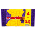 Cadbury Crunchie Chocolate Bar 4 Pack