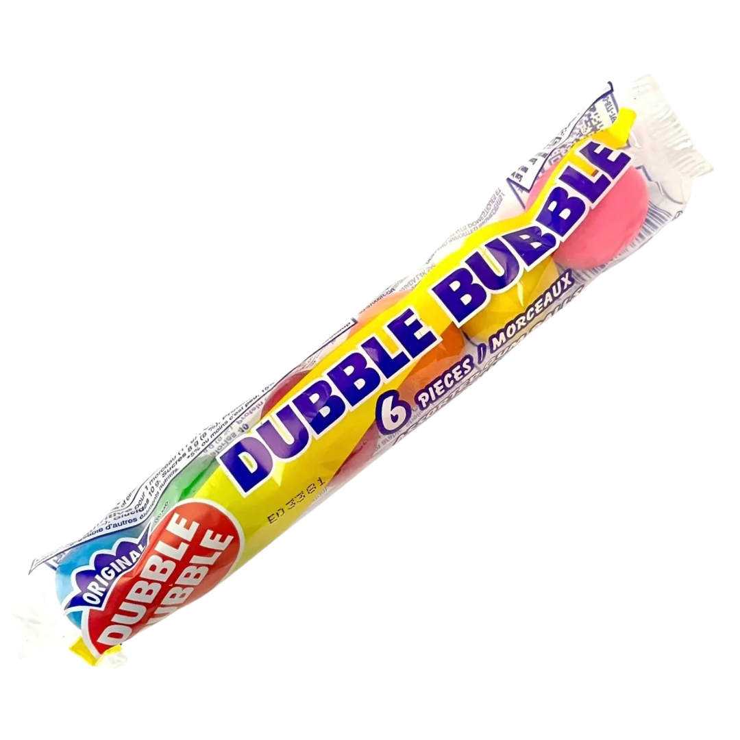 Original Dubble Bubble Assorted Gum Balls 6pc