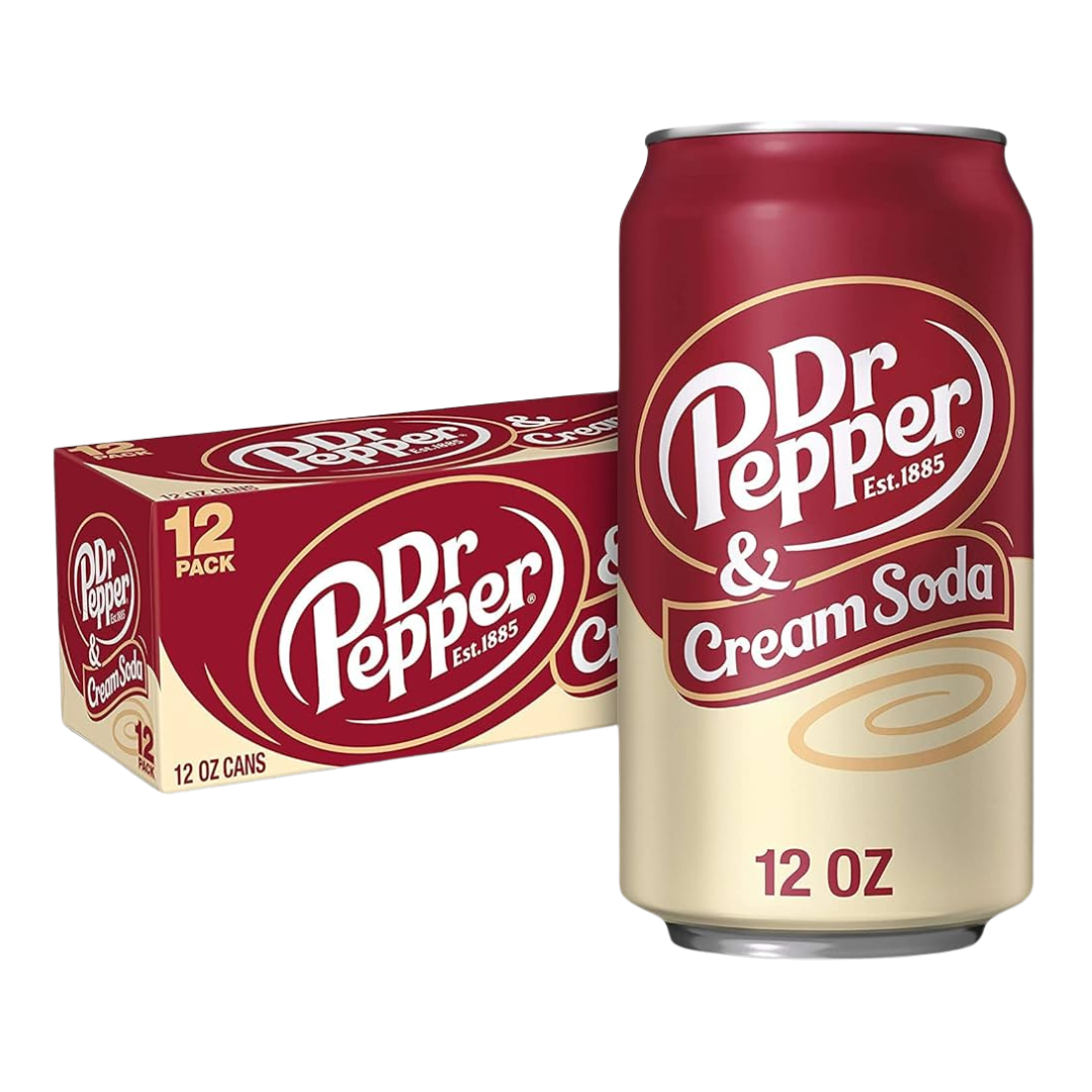 Dr. Pepper Cream Soda 355ml Can
