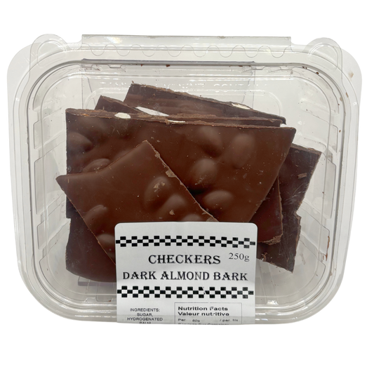 Dark Chocolate Almond Bark 250g