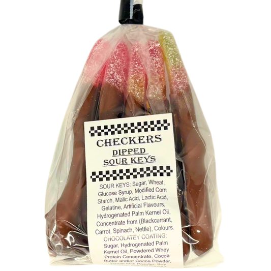 Chocolate Dipped Giant Sour Keys 5pk