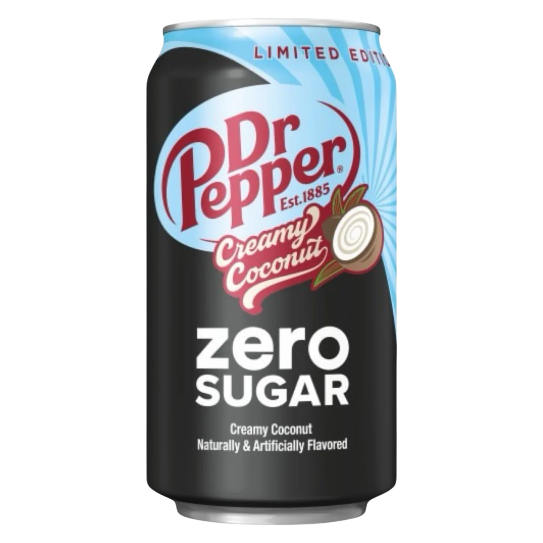 Dr.Pepper Coconut Cream Zero Sugar 355ml Can