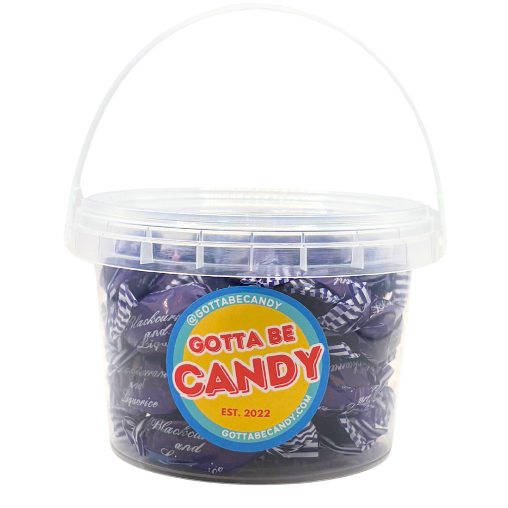 British Stockley's Blackcurrant & Liquorice Bucket 260g
