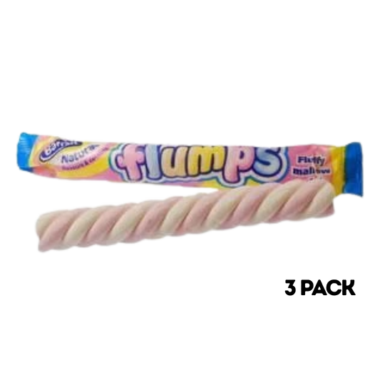 British Barratt Marshmallow Flumps 3x20g