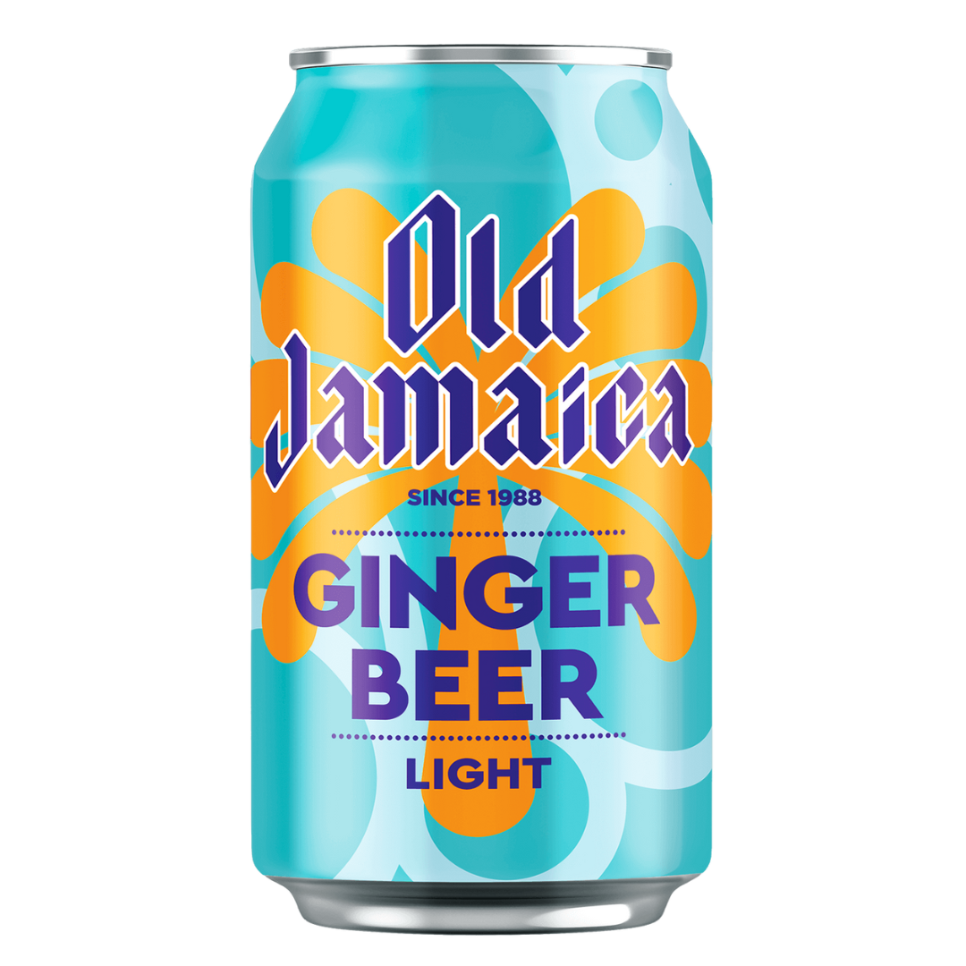British Old Jamaica Ginger Soda Light 330ml can