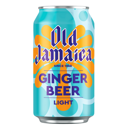 British Old Jamaica Ginger Soda Light 330ml can