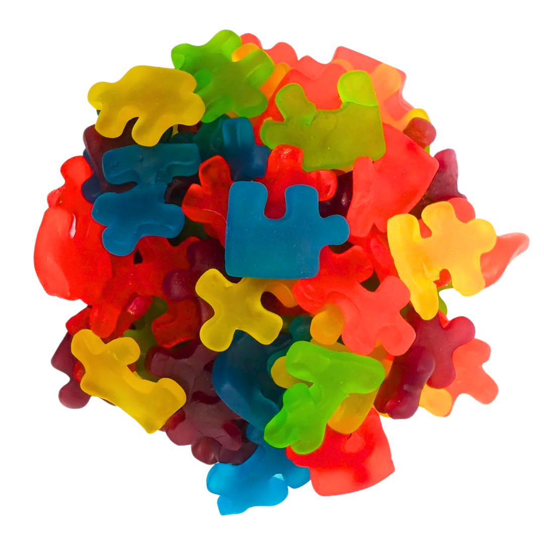 Gummy Puzzle Pieces