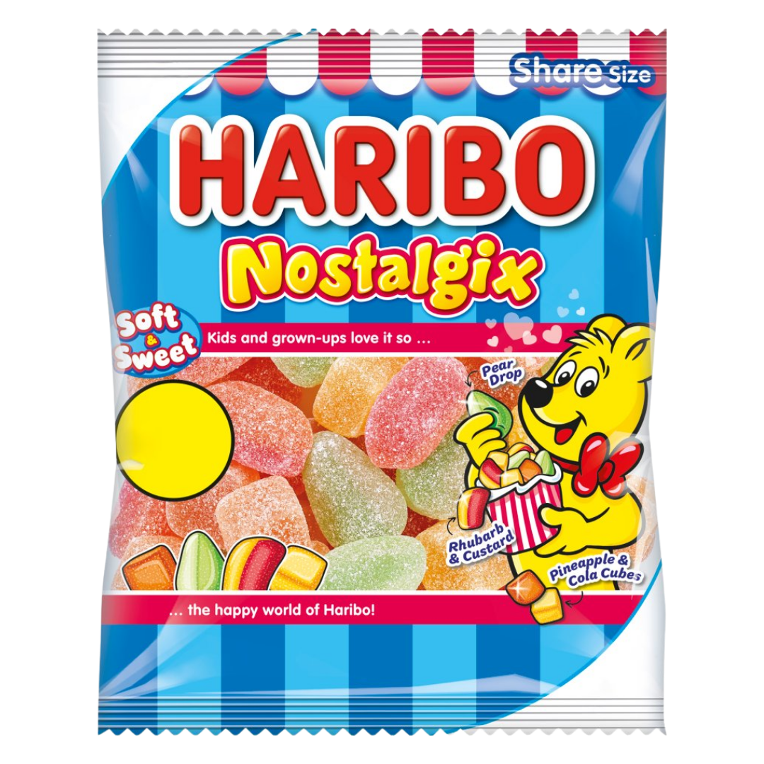 UK Haribo Nostalgix Share Bag 140g