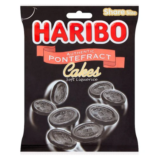British Haribo Pontefract Cakes 160g