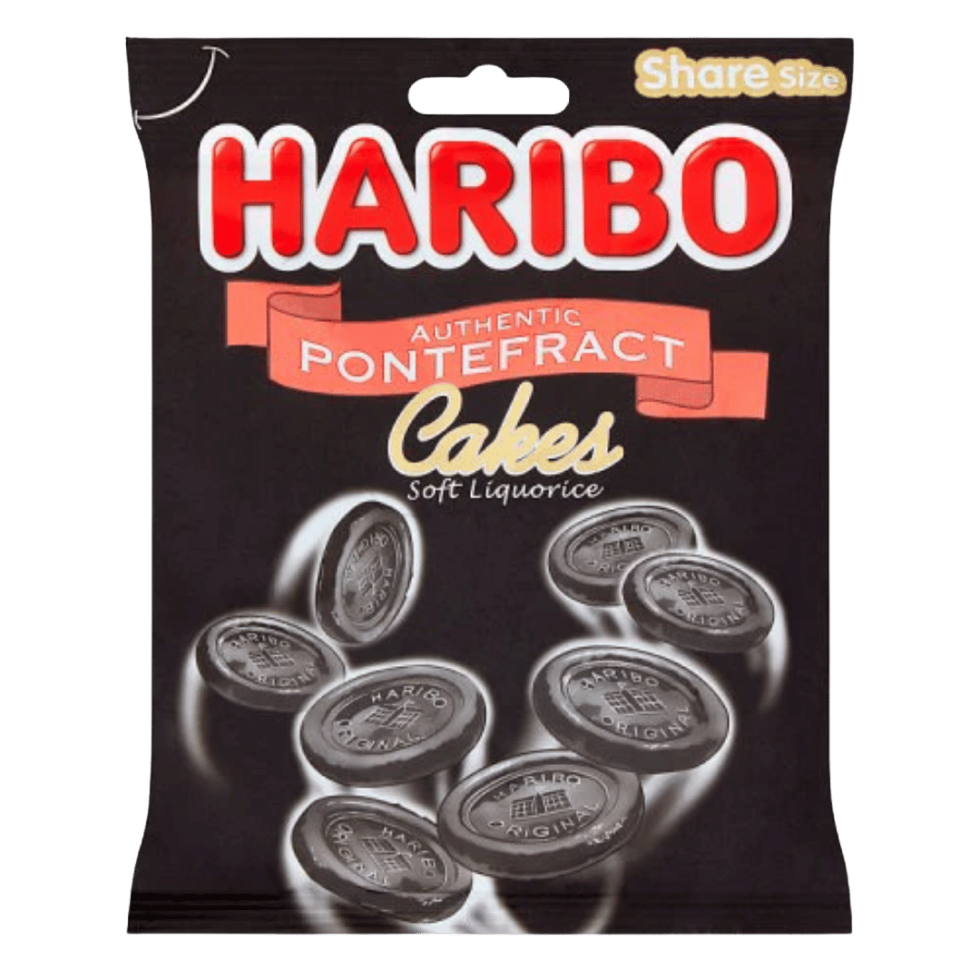 British Haribo Pontefract Cakes 160g