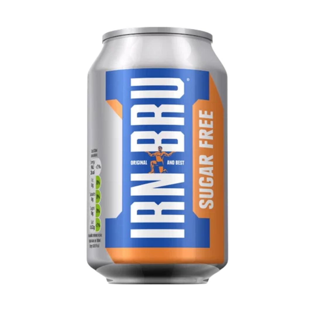 Scottish IRN-BRU Sugar Free Soda 330ml Can