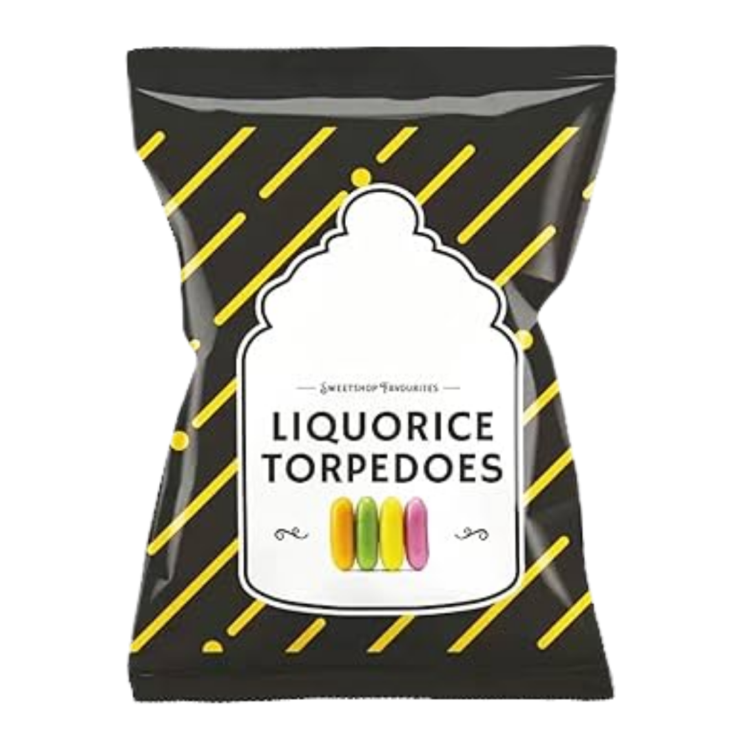 Bonds of London Liquorice Torpedoes 120g