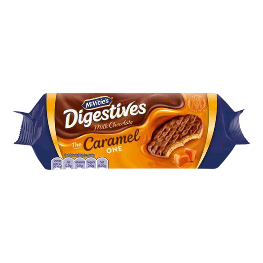 British McVitie's Digestives Caramel 250g