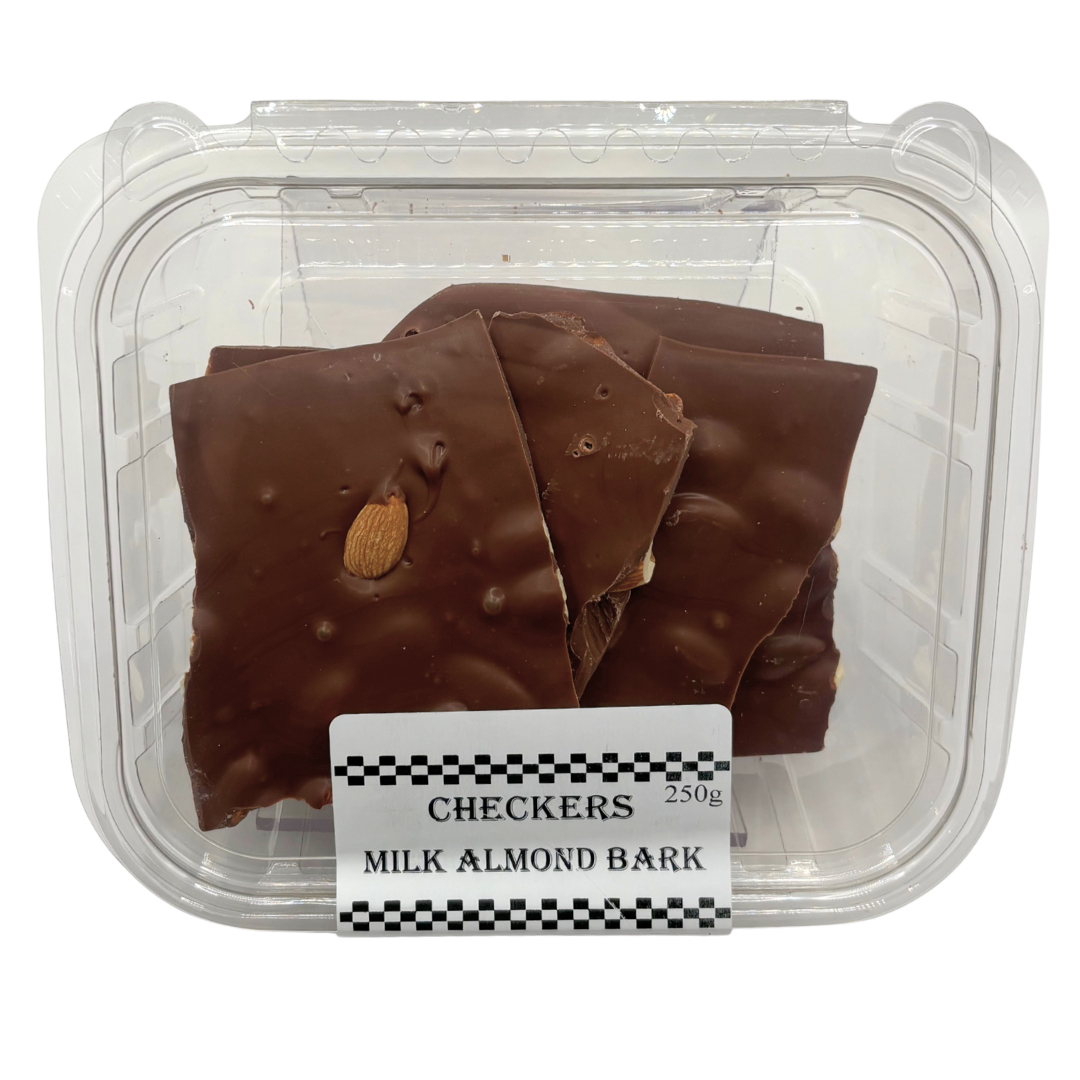 Milk Chocolate Almond Bark 250g