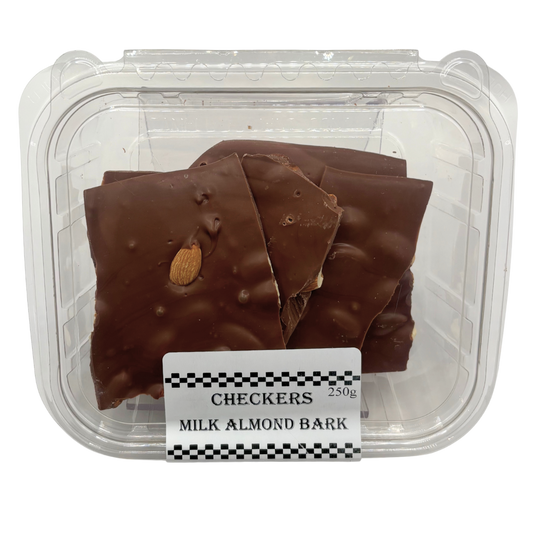 Milk Chocolate Almond Bark 250g