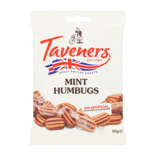 British Taveners Mint Humbugs 165g