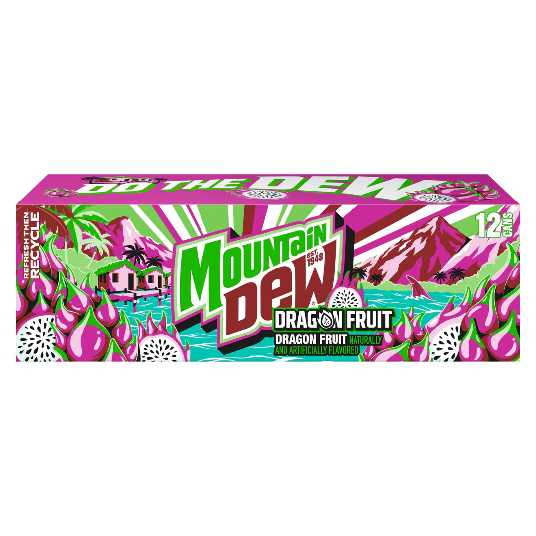Mountain Dew Dragon Fruit 12x355ml